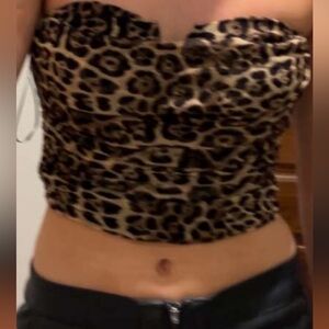 Leopard Print Women's Top